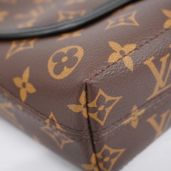 Louis Vuitton Shoulder Bag Monogram Macassar Magnetic M45557 Brown Noir Men's - Picture 6 of 16